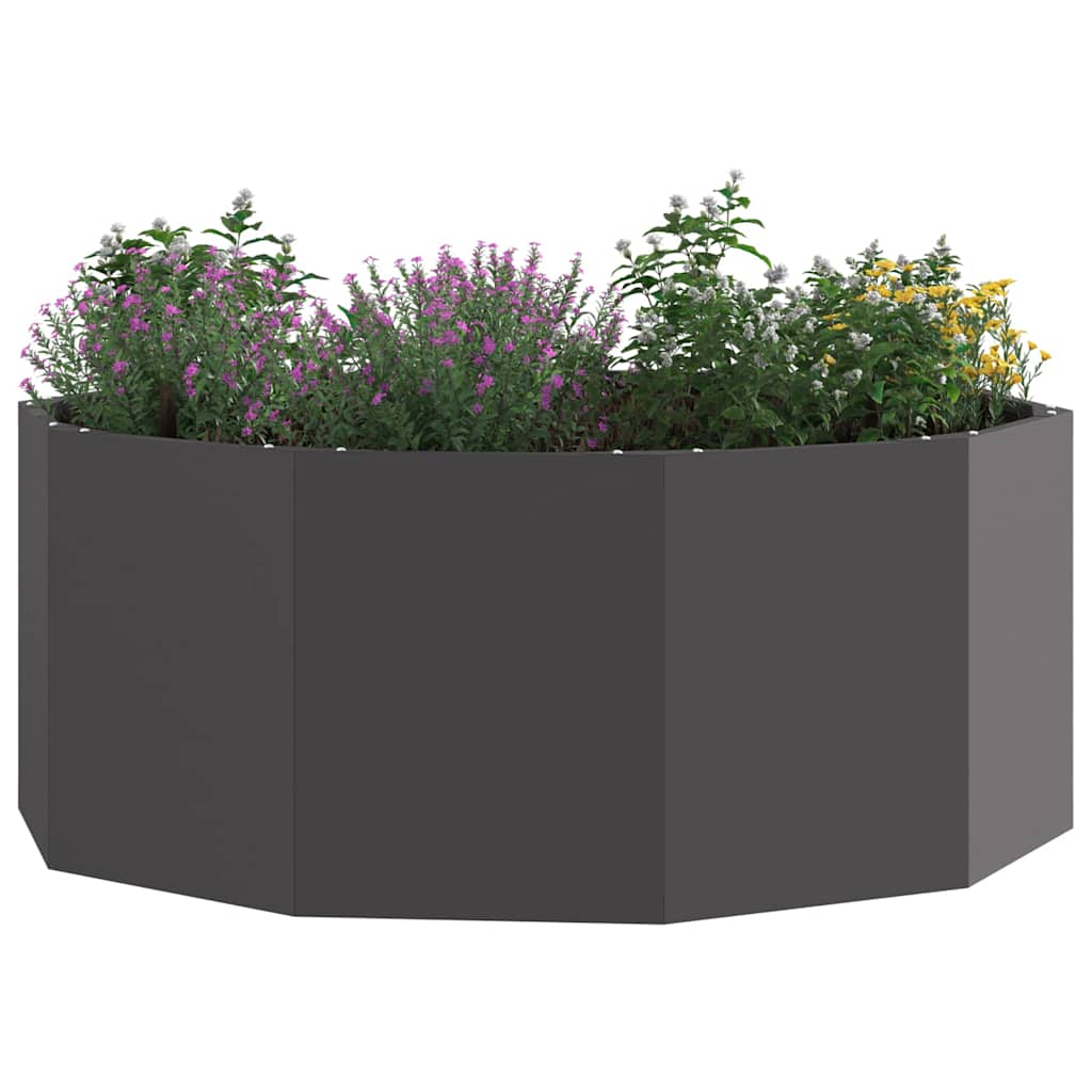 Plantekasse Sort 90 x 90 x 35 cm Stål