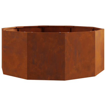 Plantekasse Rusten 90 x 90 x 35 cm Cortenstål