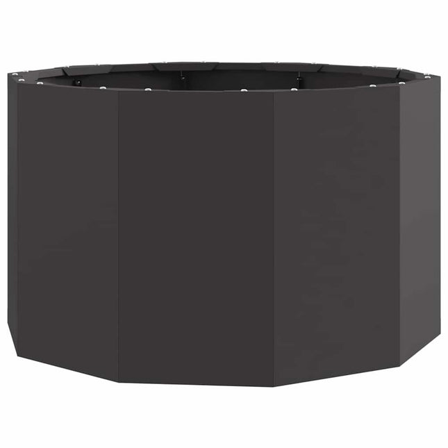 Plantekasse Sort 60 x 60 x 35 cm Stål