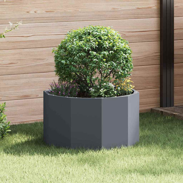 Plantekasse Antracit 60 x 60 x 35 cm Stål