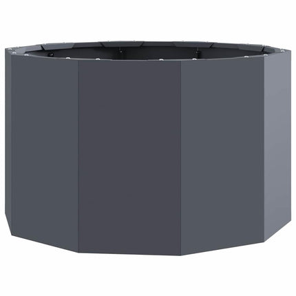 Plantekasse Antracit 60 x 60 x 35 cm Stål