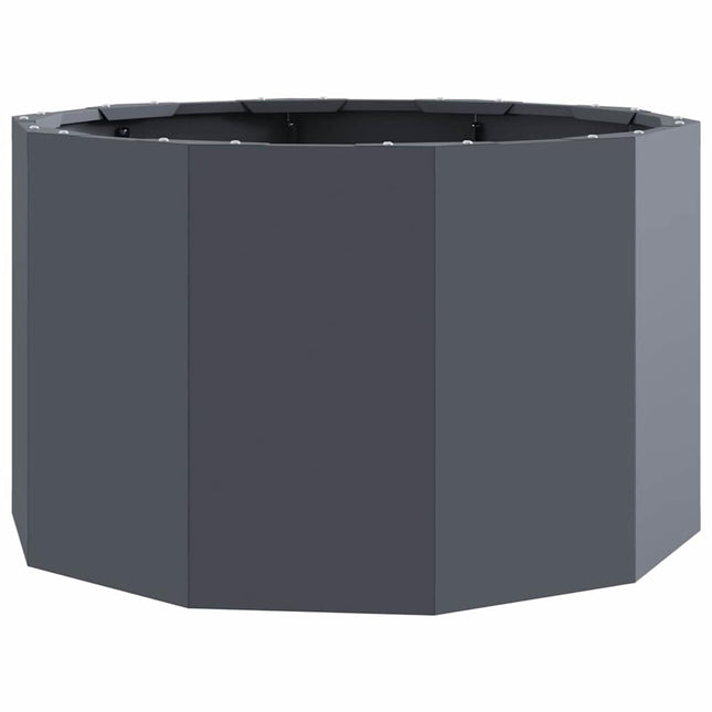 Plantekasse Antracit 60 x 60 x 35 cm Stål