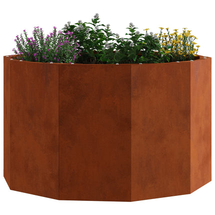 Plantekasse Rusten 60 x 60 x 35 cm Cortenstål