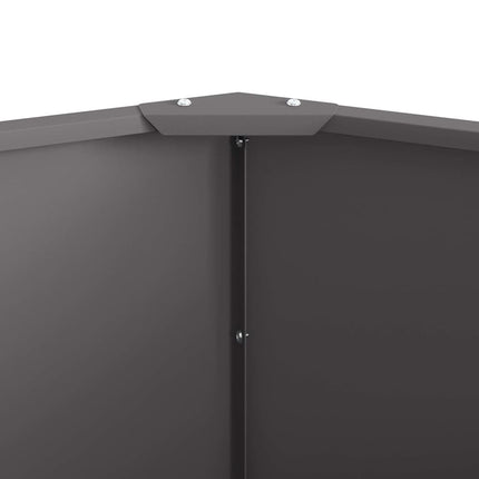 Plantekasse Sort 120 x 120 x 50 cm Stål