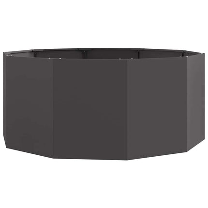 Plantekasse Sort 120 x 120 x 50 cm Stål
