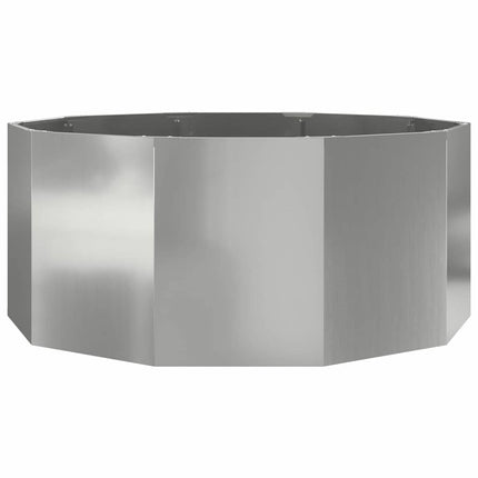 Plantekasse Sølv 120 x 120 x 50 cm Galvaniseret stål