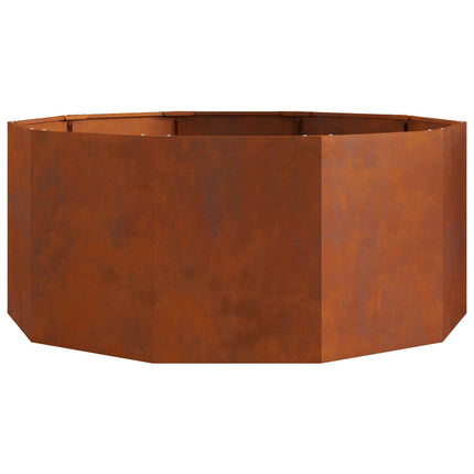 Plantekasse Rusten 120 x 120 x 50 cm Cortenstål