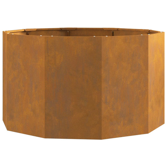 Plantekasse Rusten 90 x 90 x 50 cm Cortenstål