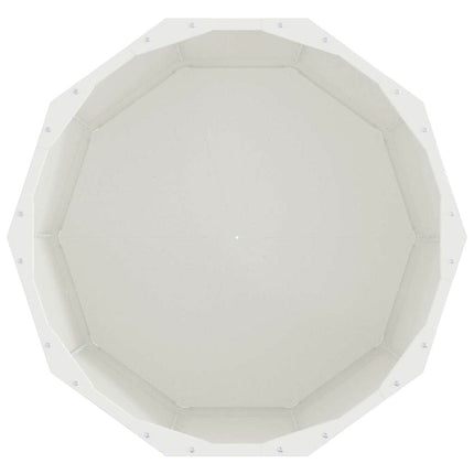 Plantekasse Hvid 60 x 60 x 50 cm Stål