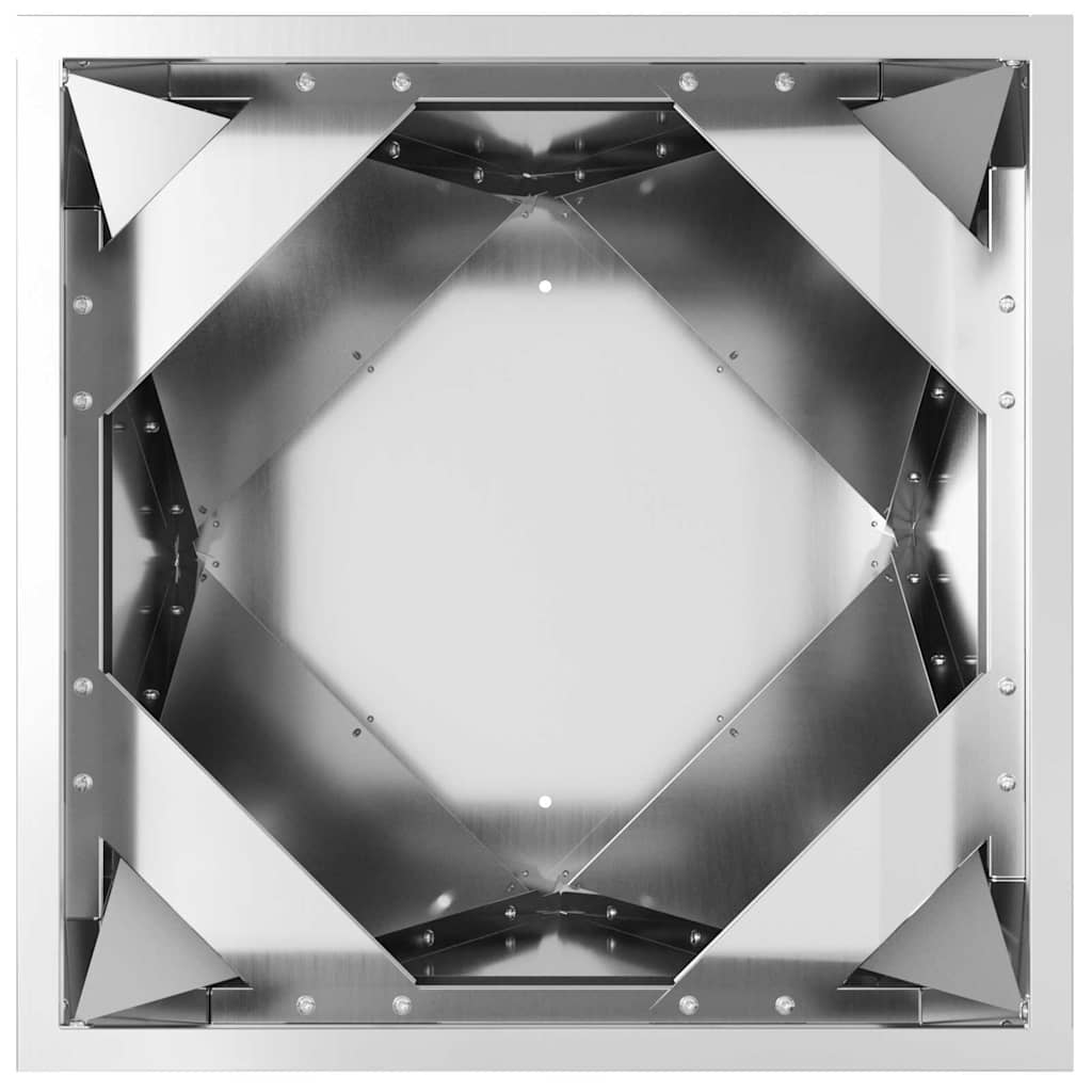 Plantekasse Sølv 40 x 40 x 75 cm Galvaniseret stål