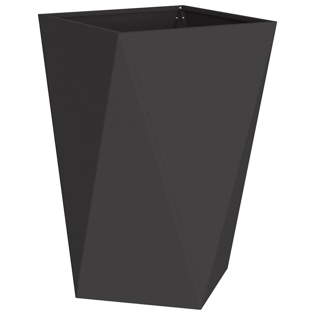 Plantekasse Sort 50 x 50 x 75 cm Stål