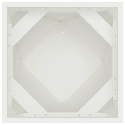 Plantekasse Hvid 50 x 50 x 75 cm Stål