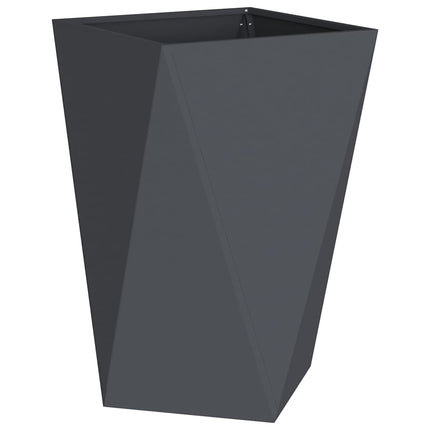 Plantekasse Antracit 50 x 50 x 75 cm Stål