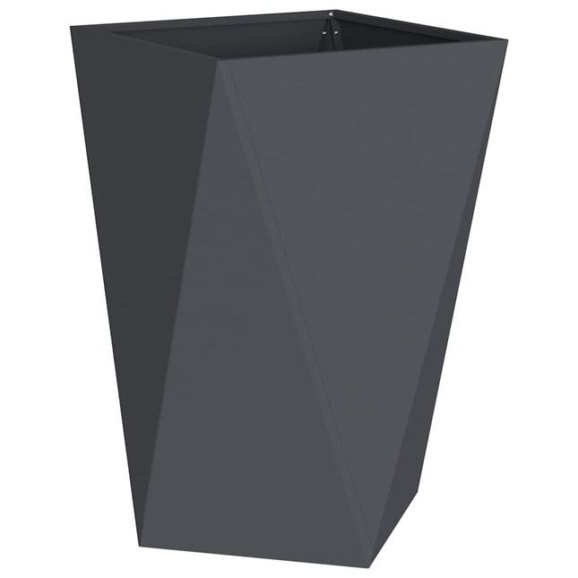 Plantekasse Antracit 50 x 50 x 75 cm Stål