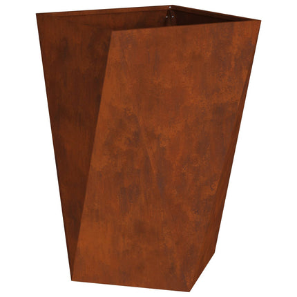 Plantekasse 2 stk. Rusten 50 x 50 x 75 cm Cortenstål