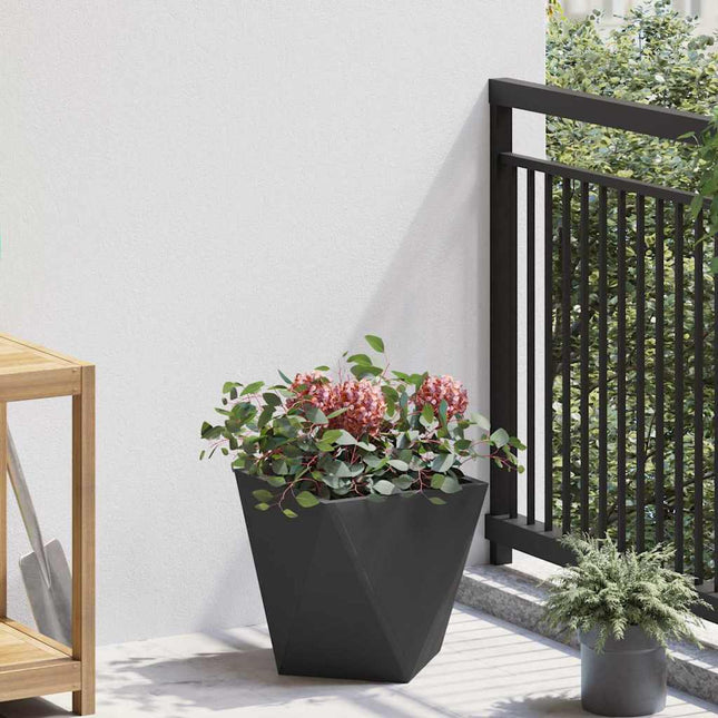 Plantekasse Sort 30 x 30 x 30 cm Stål