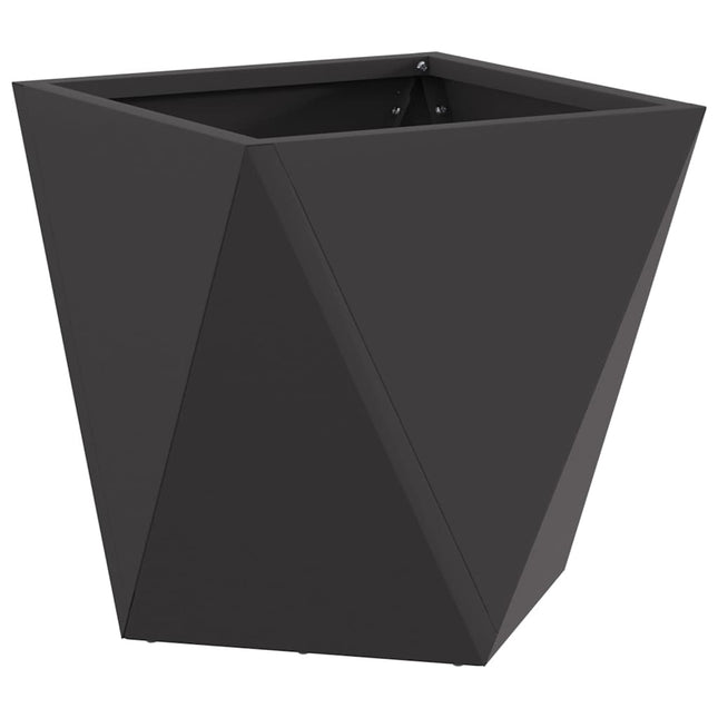 Plantekasse Sort 30 x 30 x 30 cm Stål