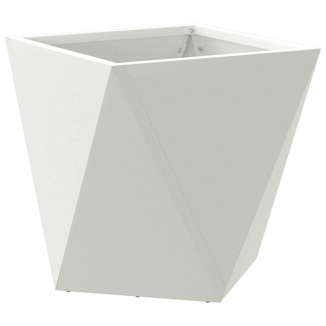 Plantekasse Hvid 30 x 30 x 30 cm Stål