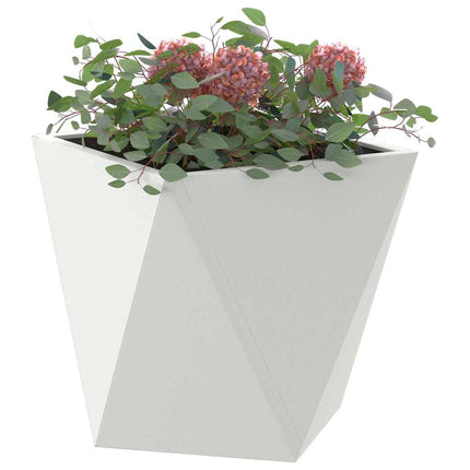 Plantekasse Hvid 30 x 30 x 30 cm Stål