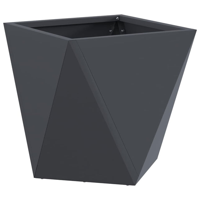 Plantekasse Antracit 30 x 30 x 30 cm Stål