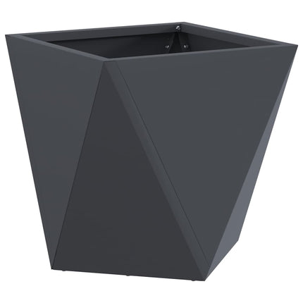 Plantekasse 2 stk. Antracit 30 x 30 x 30 cm Stål
