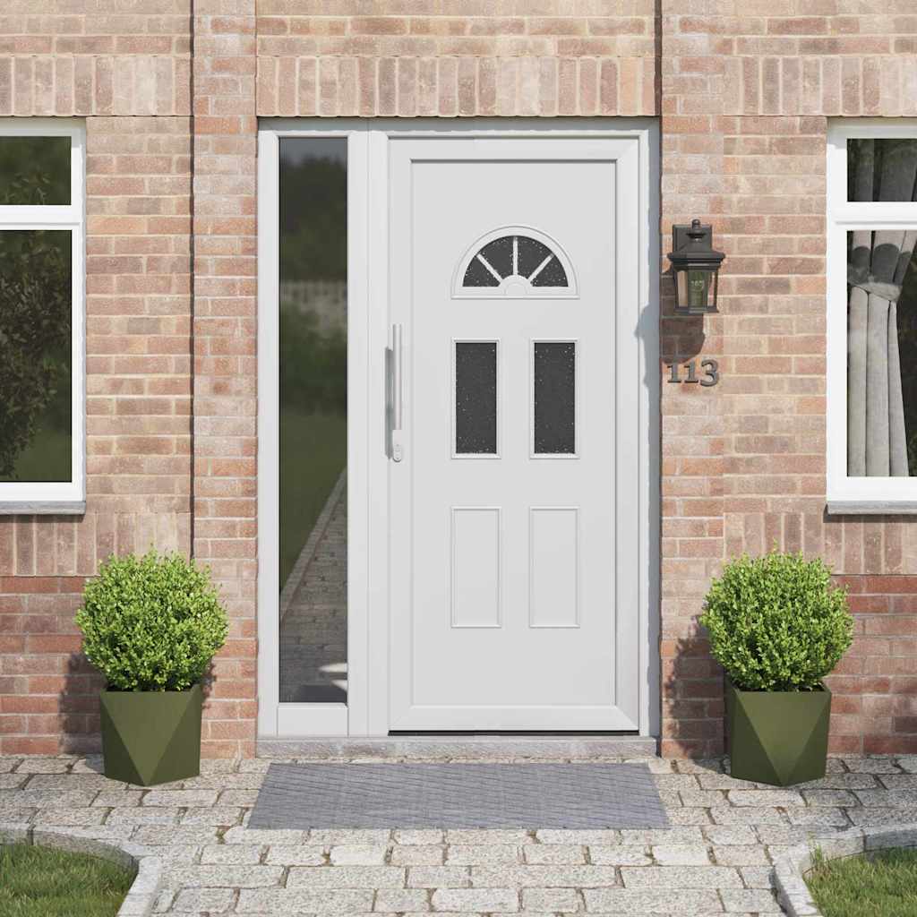 Plantekasse 2 pcs Oliven grøn 30 x 30 x 30 cm Stål