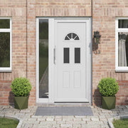 Plantekasse 2 pcs Oliven grøn 30 x 30 x 30 cm Stål