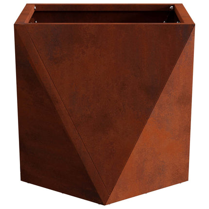 Plantekasse 2 pcs Rusten 30 x 30 x 30 cm Cortenstål