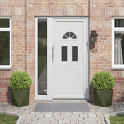 Plantekasse 2 pcs Oliven grøn 40 x 40 x 40 cm Stål