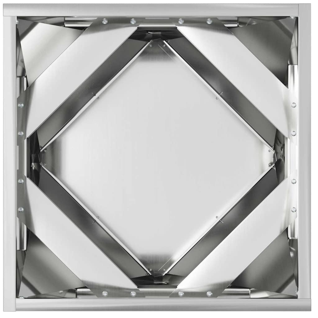 Plantekasse Sølv 40 x 40 x 40 cm Galvaniseret stål