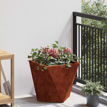 Plantekasse Rusten 40 x 40 x 40 cm Cortenstål