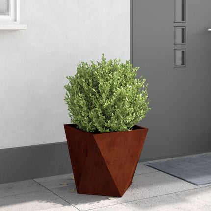 Plantekasse Rusten 40 x 40 x 40 cm Cortenstål
