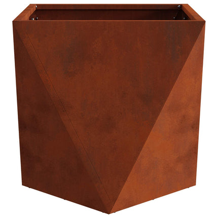 Plantekasse Rusten 40 x 40 x 40 cm Cortenstål