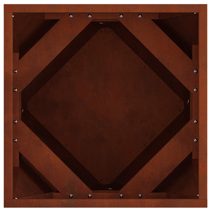 Plantekasse Rusten 40 x 40 x 40 cm Cortenstål