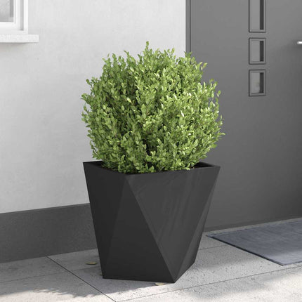 Plantekasse Sort 50 x 50 x 50 cm Stål