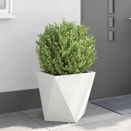 Plantekasse Hvid 50 x 50 x 50 cm Stål