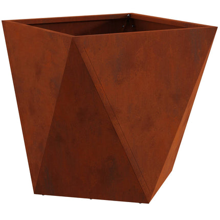 Plantekasse Rusten 50 x 50 x 50 cm Cortenstål