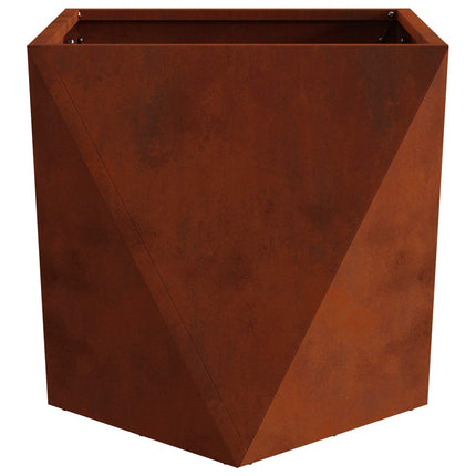 Plantekasse Rusten 50 x 50 x 50 cm Cortenstål