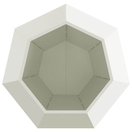 Plantekasse Hvid 100 x 100 x 80 cm Stål
