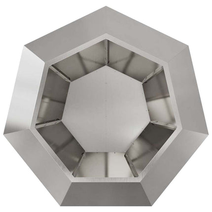 Plantekasse Sølv 100 x 100 x 80 cm Rustfrit stål