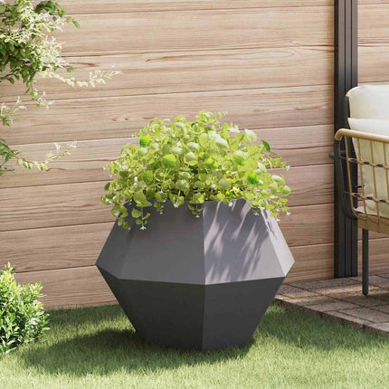 Plantekasse Sort 75 x 75 x 60 cm Stål