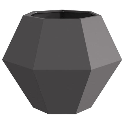 Plantekasse Sort 75 x 75 x 60 cm Stål