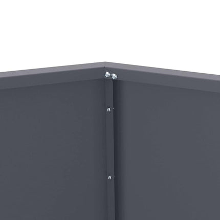 Plantekasse Antracit 75 x 75 x 60 cm Stål