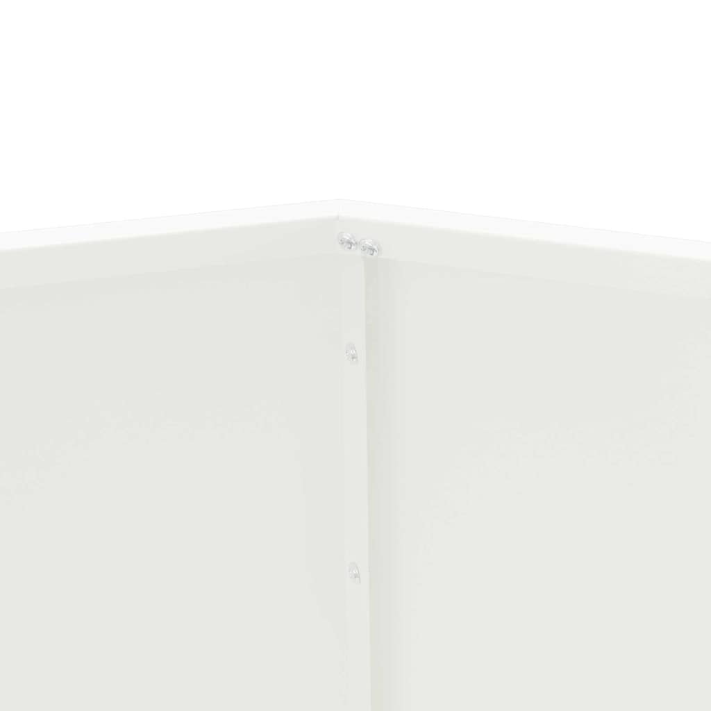 Plantekasse Hvid 50 x 50 x 40 cm Stål