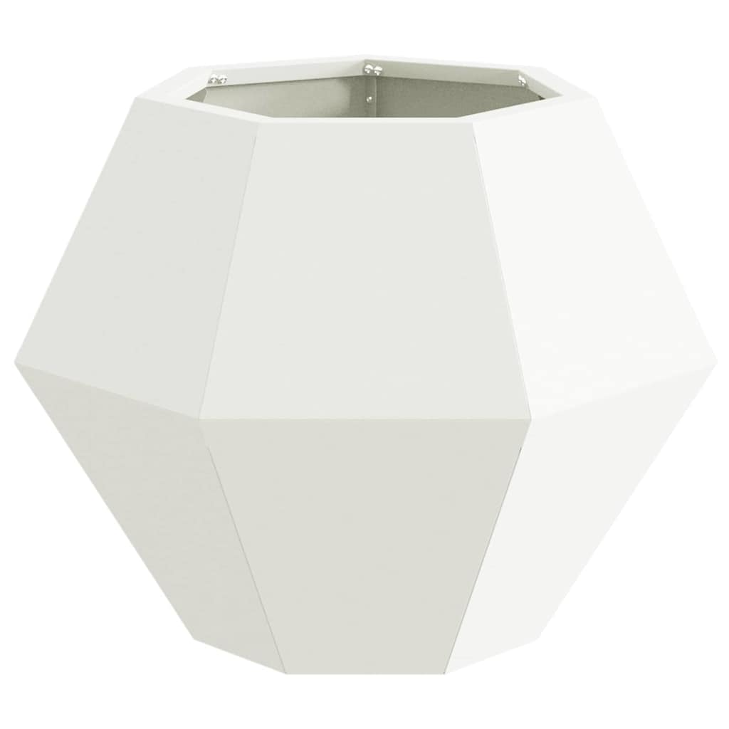 Plantekasse Hvid 50 x 50 x 40 cm Stål