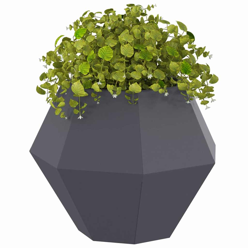 Plantekasse Antracit 50 x 50 x 40 cm Stål