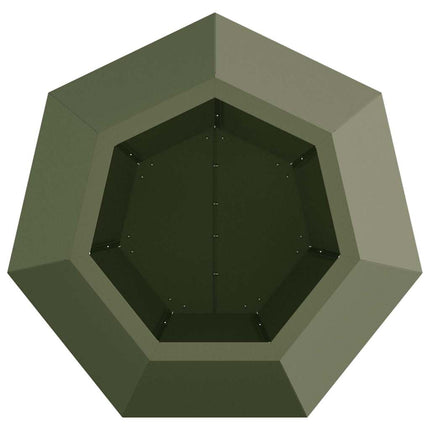 Plantekasse Olivengrøn 50 x 50 x 40 cm Stål