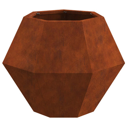 Plantekasse 2 stk. Rusten 50 x 50 x 40 cm Cortenstål