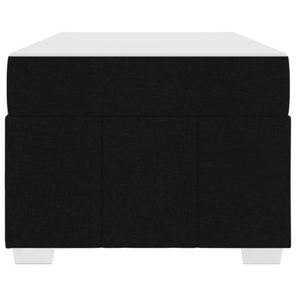 Sengestel med madras Sort 90 x 200 cm Stof