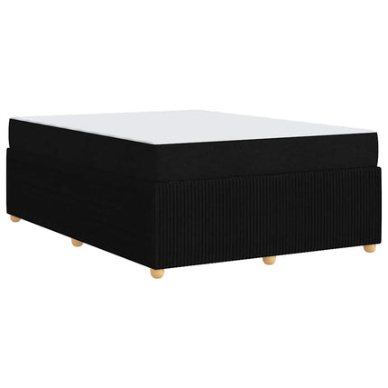 Sengestel Sort 140 x 200 cm Stof